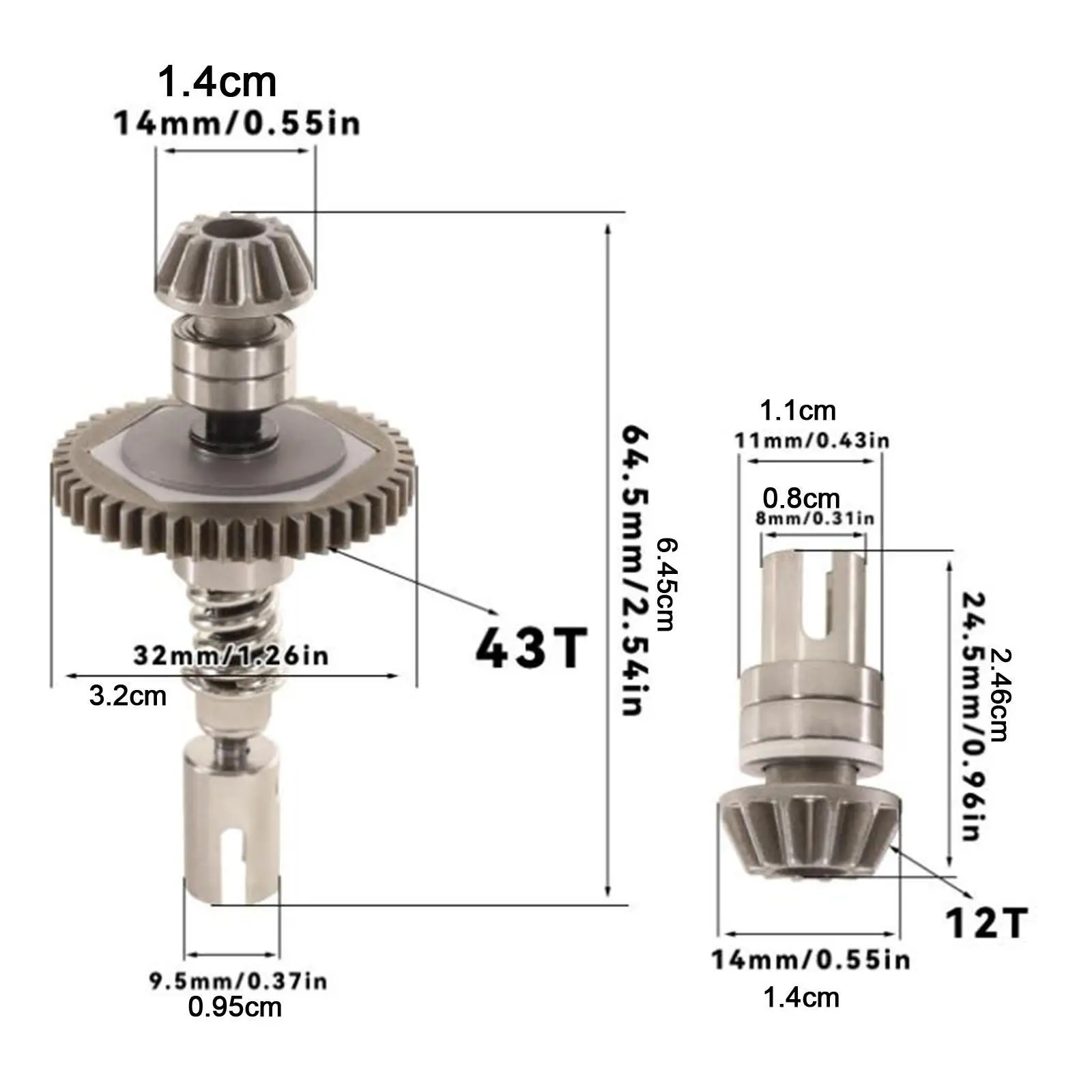 RC Car Sliper Clutch Zentrale Antriebswelle Direkter Ersatz Robust Multifunktion