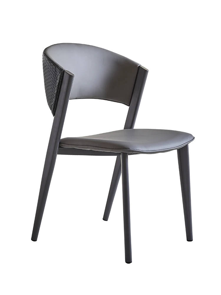 Nordic Modern Light Luxury Simple Style Small Family Armrest Armchair Leisure Chair Coffee Chair Dining Room Chair