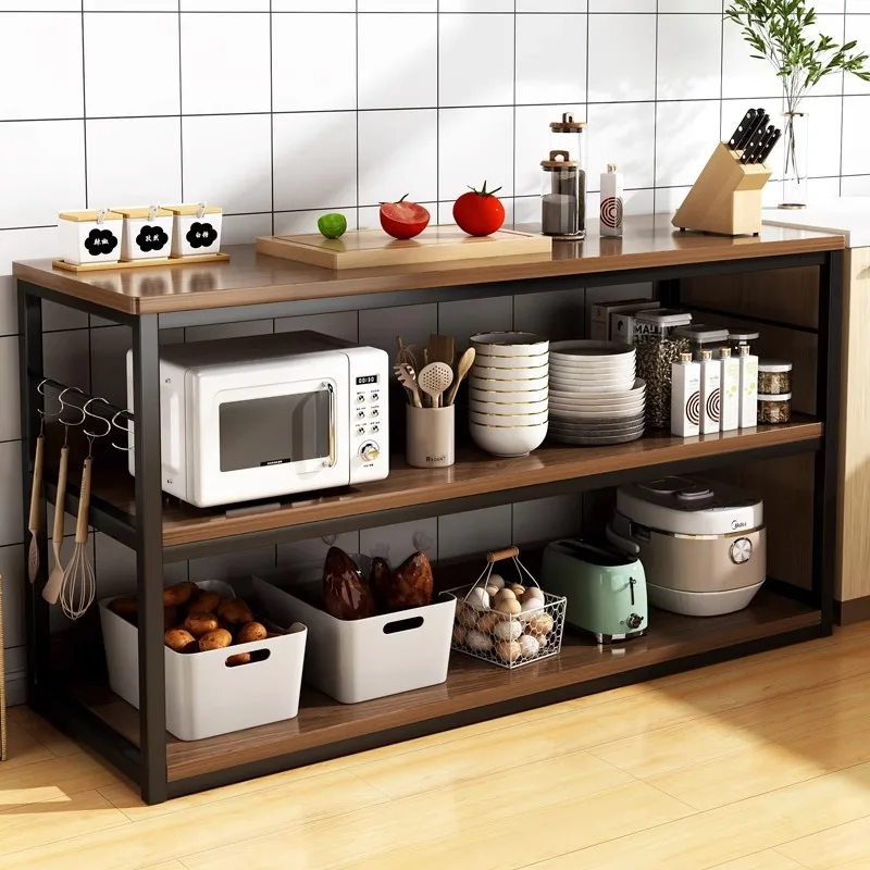 

Indoor furniture multi-functional vegetable cutting table Microwave oven storage Kitchen supplies Household stor