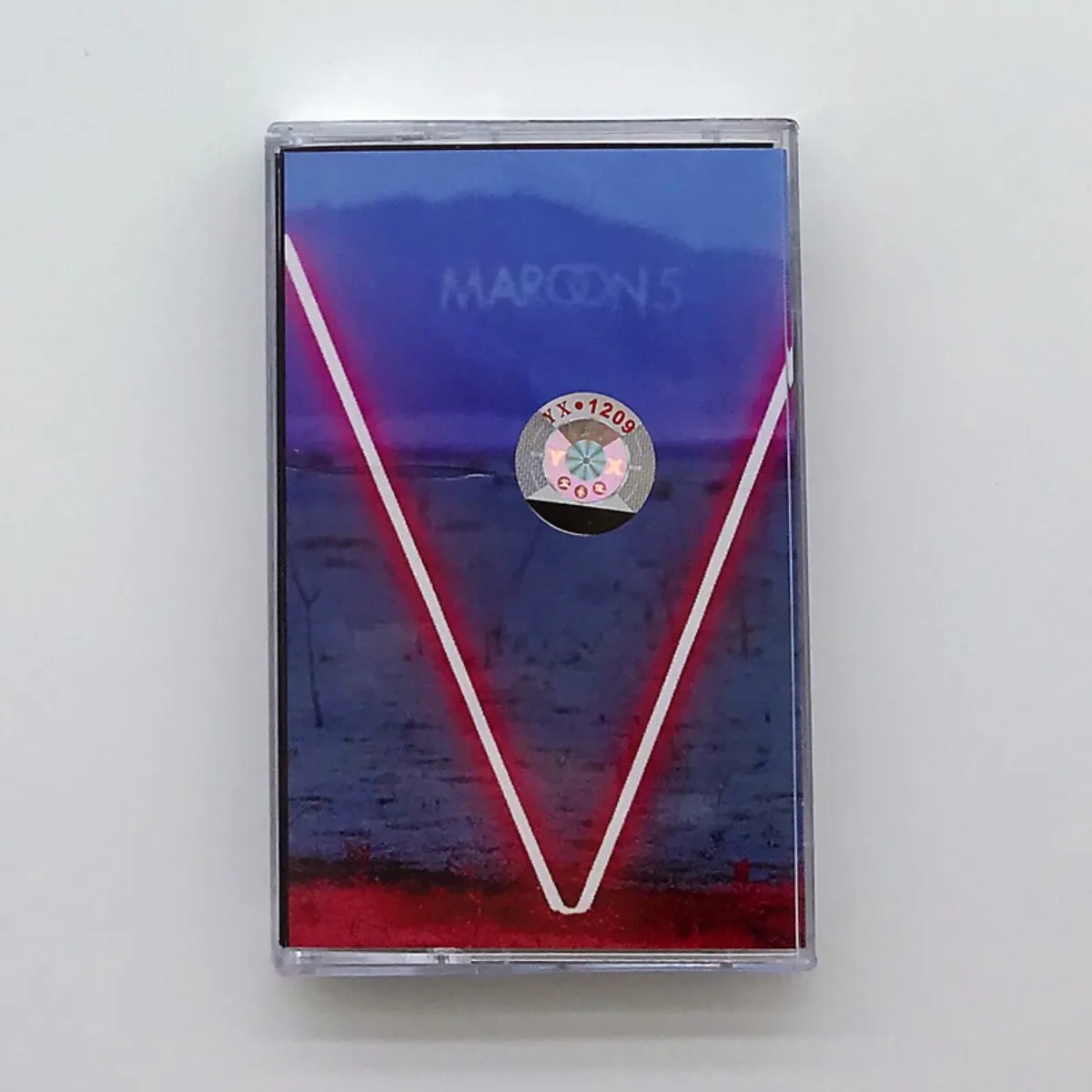 

Maroon 5 V Cassette Tape English Pop Music Album with Classic Hit Songs Premium Sound Retro Audio for Listening and Collection