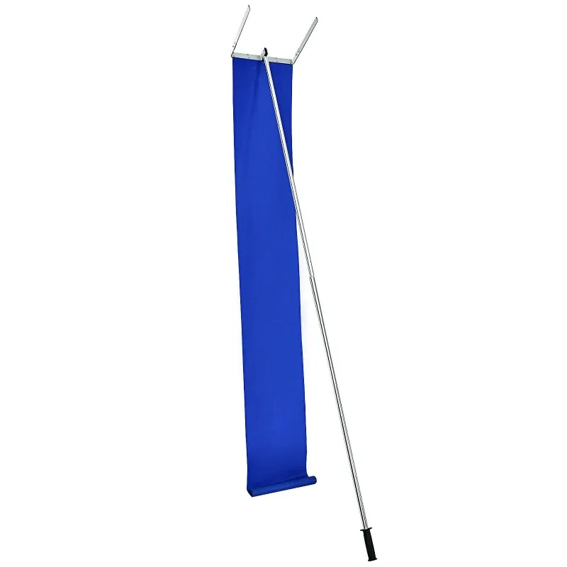 20ft Aluminum Snow Shovel Roof Harrow Adjustable Extension Roof Snow Scraper The pole is removable