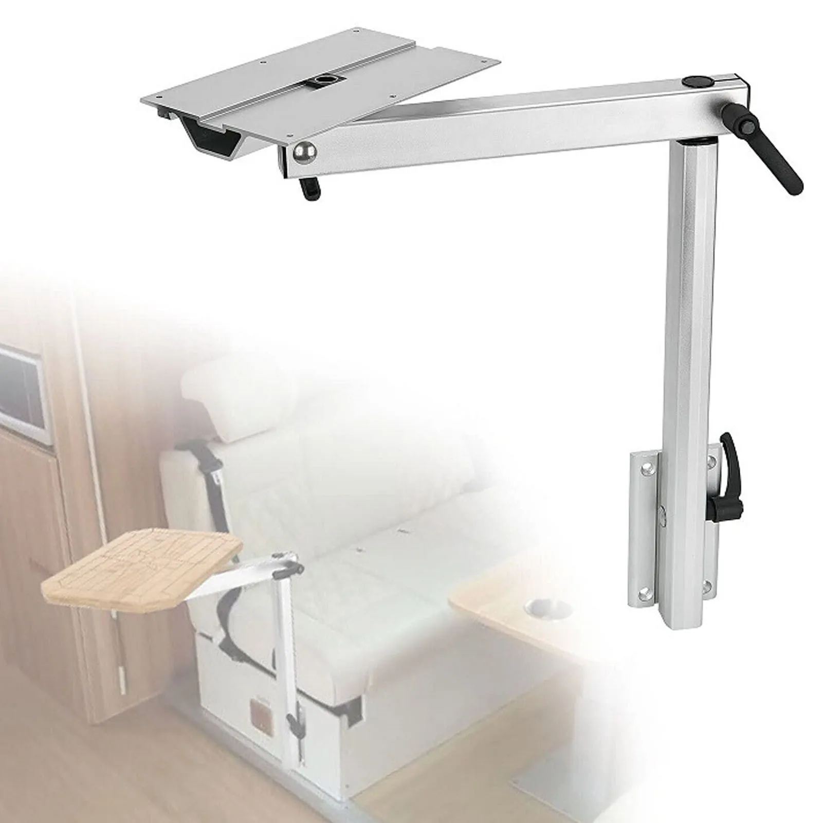 

RV Removable Table Leg Heavy Duty Anti Oxidation 360 Degree Rotation Telescopic Table Leg Stable Support Detachable for Yachts