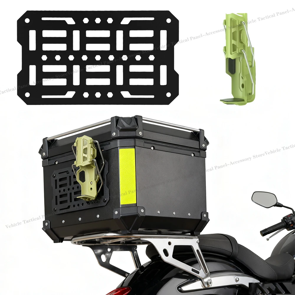 

Багажник мотоцикла, держатель для бутылки с водой, прочный задний багажник для мотоцикла, кронштейн для крепления чашки, универсальный боковой ящик, модульный органайзер