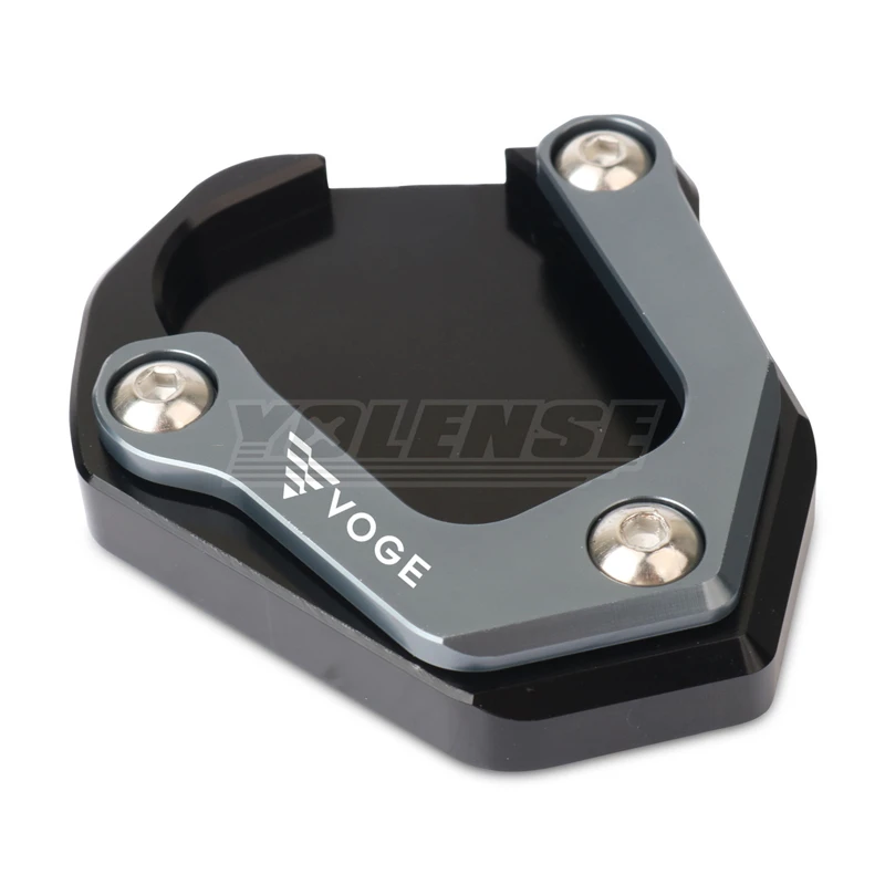 Motorcycle Kickstand Side Stand Enlarger Extension Plate Pad Fit For Loncin VOGE 300 RALLY 300 GY 300RALLY 300GY 2023 2024 2025