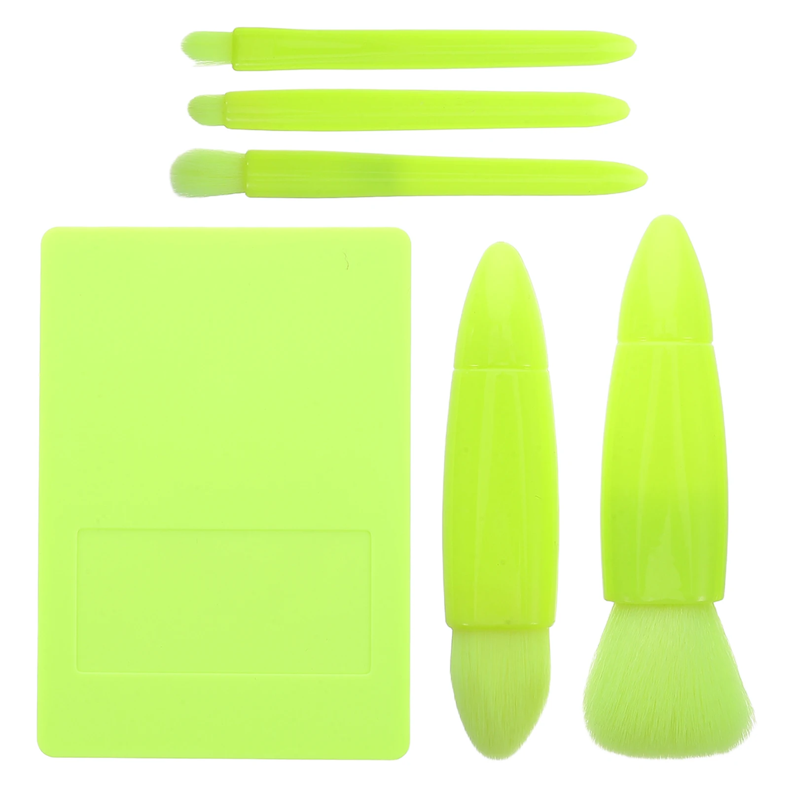 

1 Set Travel-Friendly Mini Makeup Brush Set Compact Portable Brush For Women Face Eye Blush Foundation Applicator With