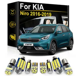 For KIA Niro 2016 2017 2018 2019 2020 Hybrid Car Interior LED Light Canbus Auto Accessories Dome Map Trunk License Plate Lamp