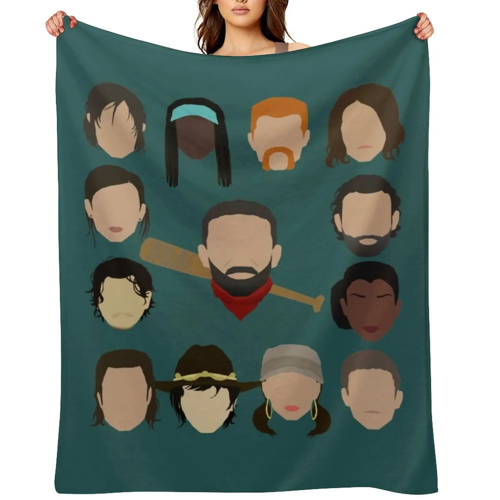 

Who did Negan kill Throw Blanket Bed Kid'S Plush Summer Blankets