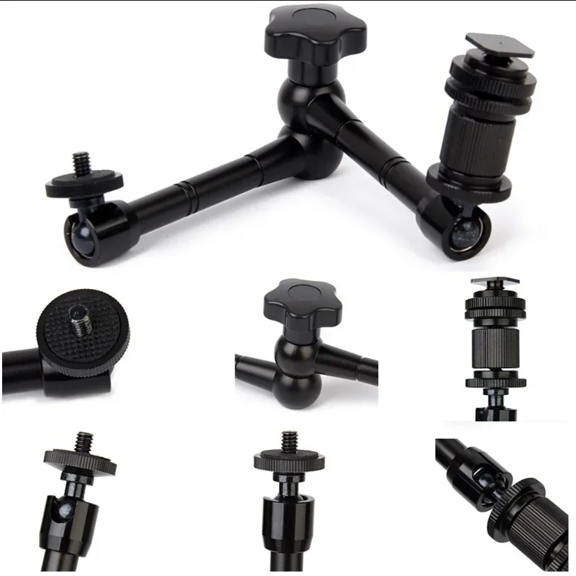 

11 inch Adjustable Friction Articulating Magic Arm Super Clamp For SLR LCD Monitor LED Light Camera Accessories