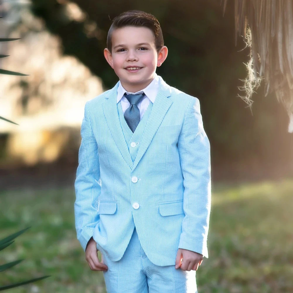 

Красивые детские костюмы Небесно-голубые костюмы из хлопчатобумажной ткани Смокинг Быстрая доставка Детский костюм Элегантный модный для выступления на сцене фортепиано