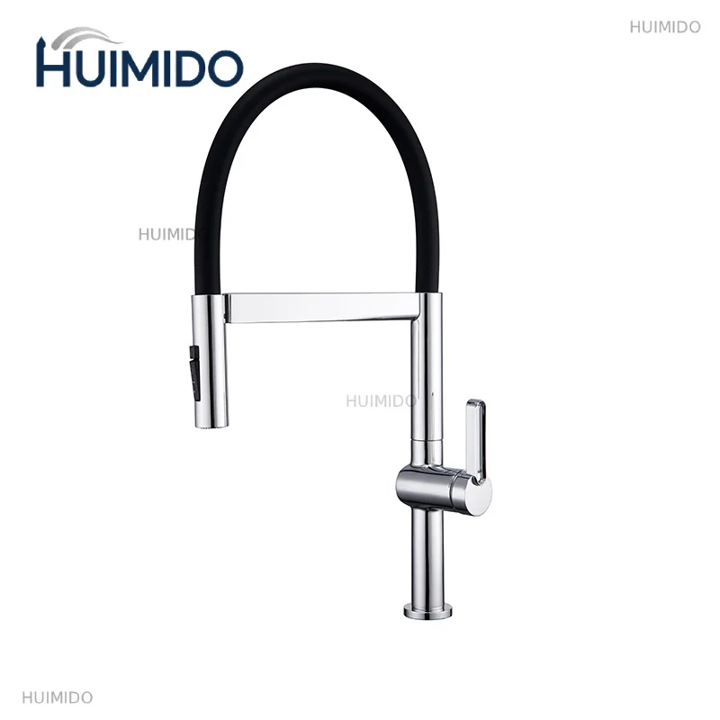 Kitchen Faucet Sink Faucets Rubber Pull Down Stream Sprayer Taps Rotatable Kitchen Mixer Water Tap Hot Cold Crane Brass Grey