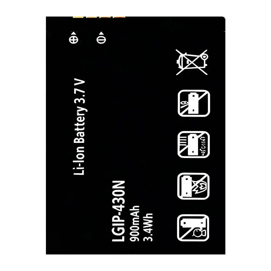 LGIP-430N 900Mah batería de repuesto para LG Cookie Fresh GS290 GW300 LX290 LX370 LGIP MT375 GM360 430N