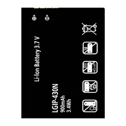 LGIP-430N 900Mah Replacemeny Battery For LG Cookie Fresh GS290 GW300 LX290 LX370 LGIP MT375 GM360 430N