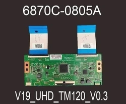 Placa lógica T-CON 6870C-0805A v19 _ UHD _ tm120 _ v0.3 6871L-6394A 6871L-5898A 6871L-6394B 6871L-05926A para 55Q20300 65PFL5604/F7 A