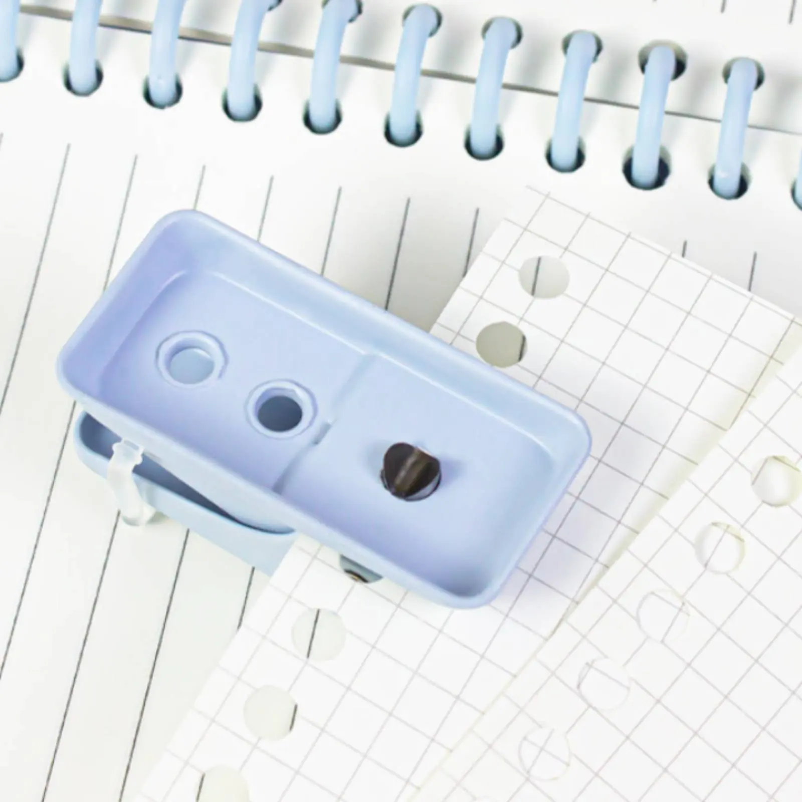 

Mini Hole Puncher Cute Design Single Hole Perforate Handheld Paper Puncher Easy to Clean Loose-Sheet Binding Tool Portable