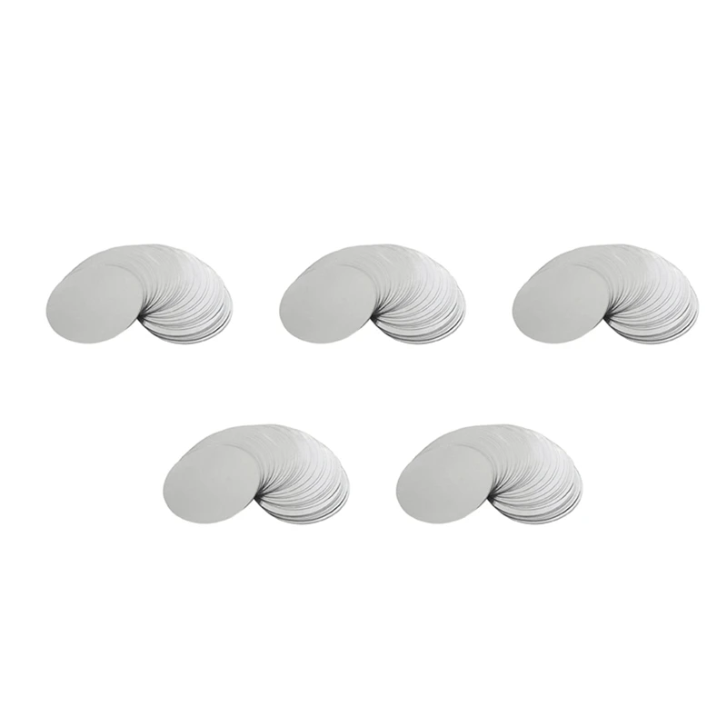 

1500 Pcs 3 Inch Silver Wine Pourer Discs Drip-Proof Drip Pouring Pour Spout Pour Wine Thin Slice