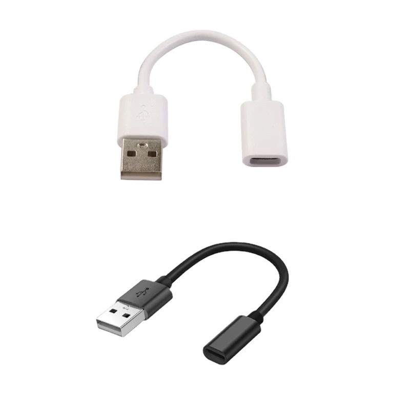 13cm USB2.0 to Type C Female Extension Cable USB C Charger Cable Connecting USB Devices 480Mbps Data Transmission Wire