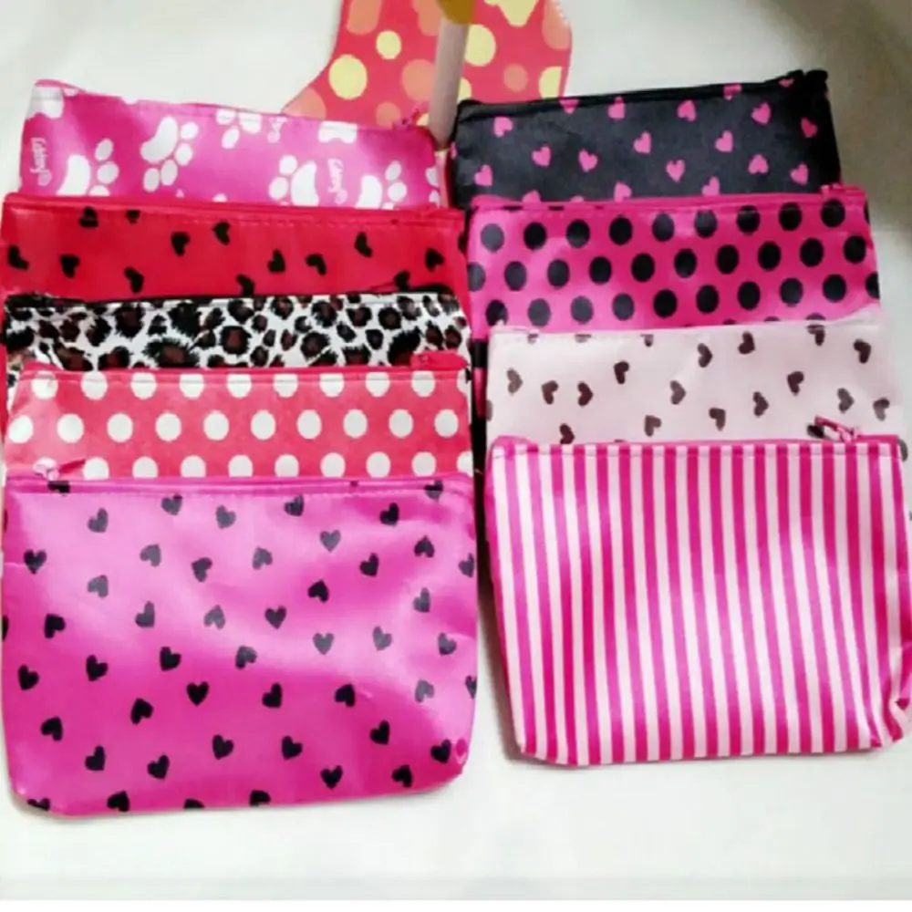 Heart Pattern Makeup Bag Fashion Design Multi-Functional Cosmetics Storage Box Large-Capacity Space Saving