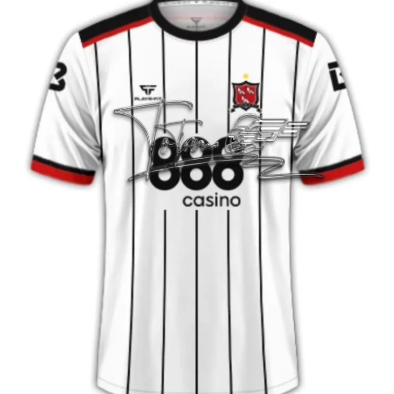 

New Football Jersey 2025 Dundalk Away Jersey Men Women Clothes Sports Casual Breathable Quick-Drying Oversized T Shirts MOTO