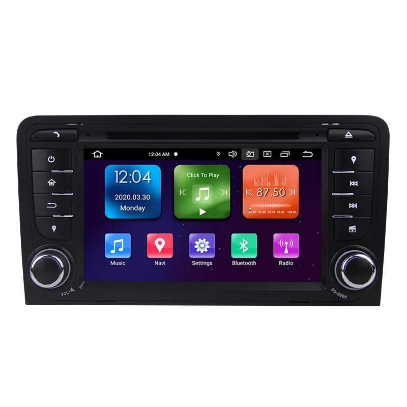 4+64G android10.0 car cd dvd player for Audi A3 2003-2011 with dsp carplay and androidauto