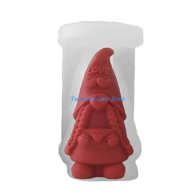 

HX6F Love Heart Gnome ароматизированные свечи для плесени