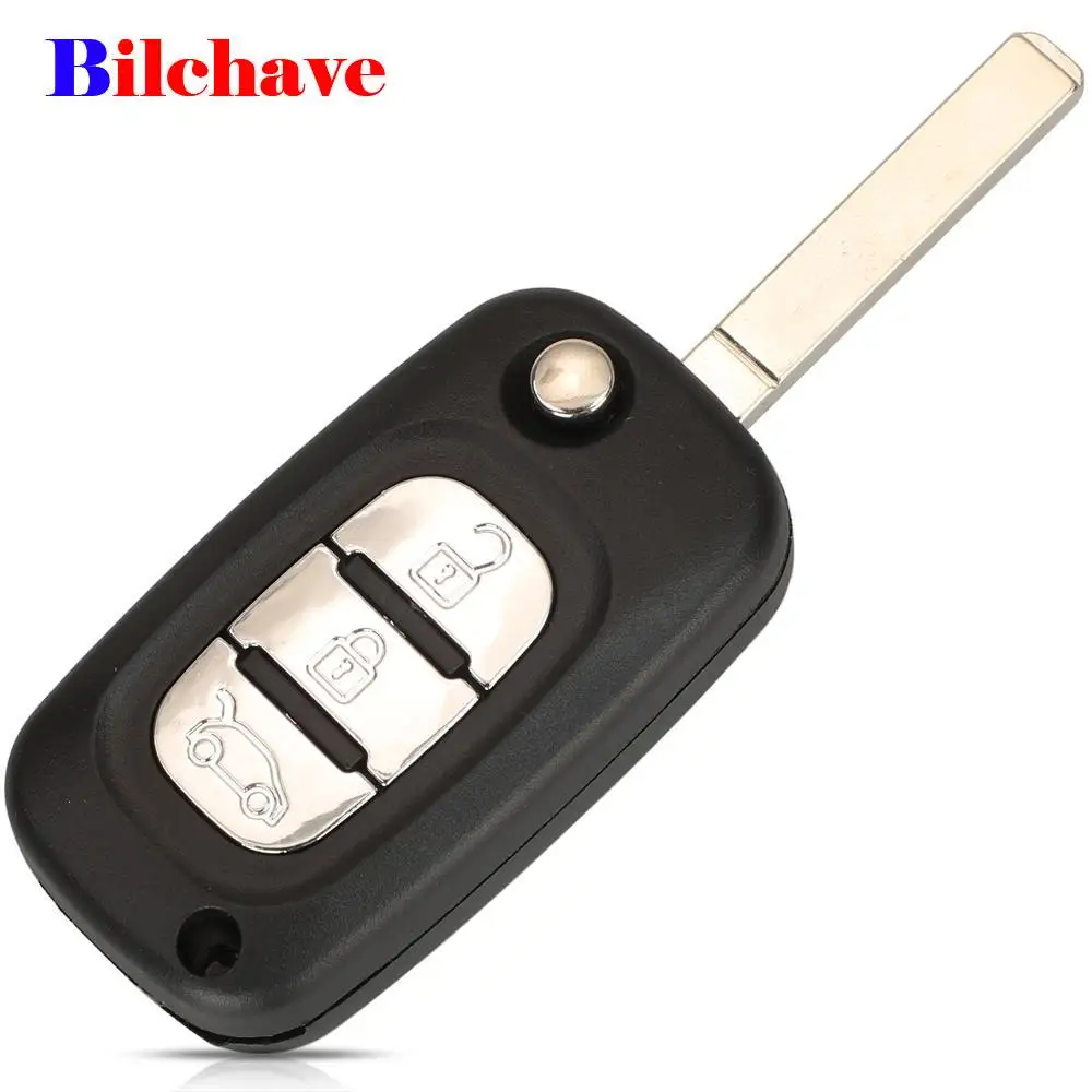 jingyuqin Original factory For Mercedes Benz Smart Fortwo 453 Forfour Flip Remote Car Key ASK 433Mhz PCF7961 Chip 2/3 Button Fob