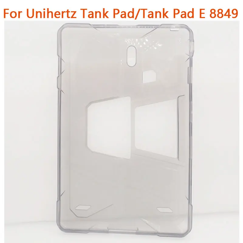 

Original Unihertz Tank Pad Tank Pad E Silicon Rubber Case Tablet Soft Case Metal Holder Foldable For Unihertz Tank Pad E 8849