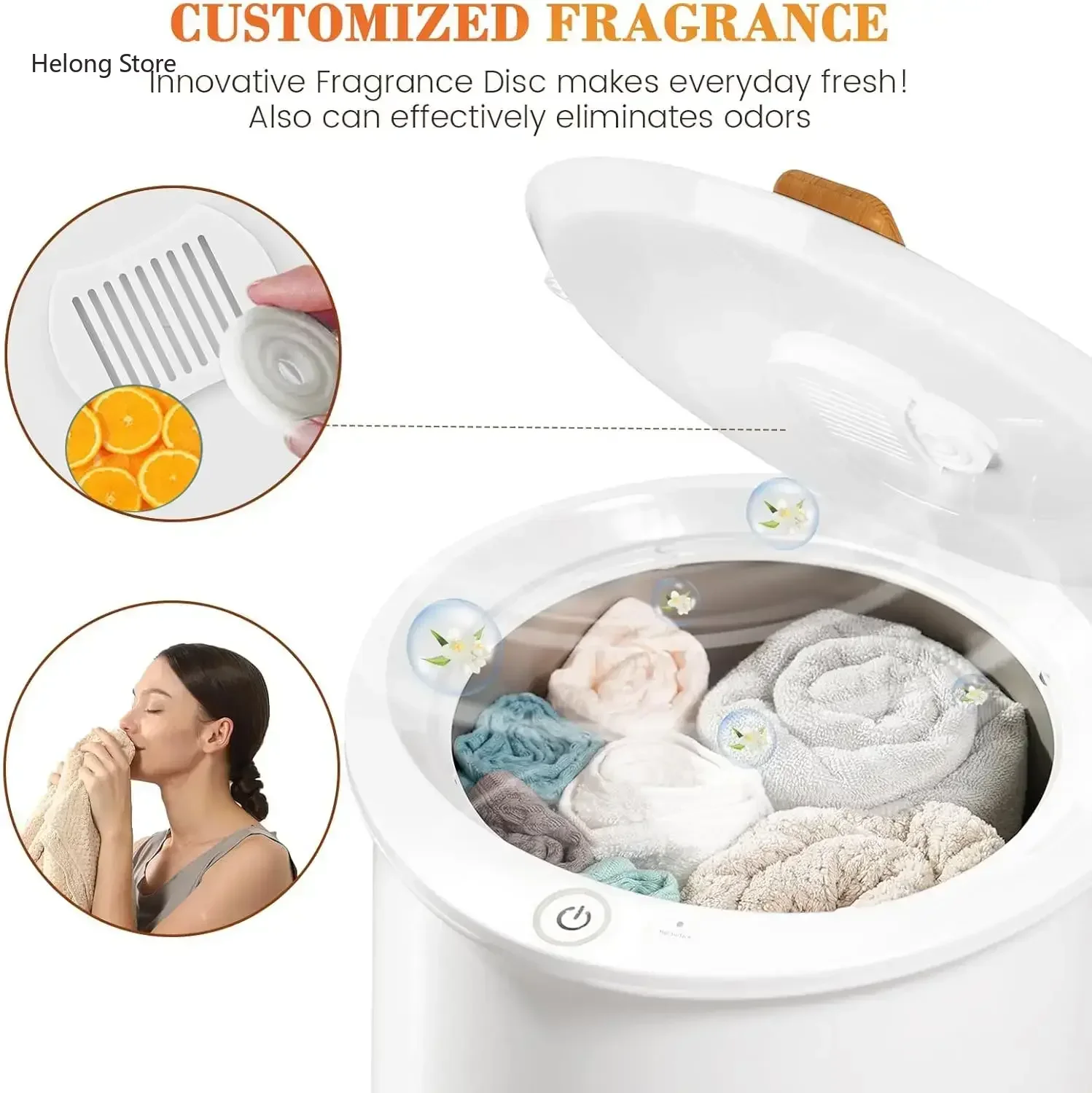 

[XMSJ]Luxury Towel Warmer Bucket, Large Towel Warmer for Bathroom, Auto Shut Off, Fits Up to Two 40"X70" Oversized Towels, Bathr