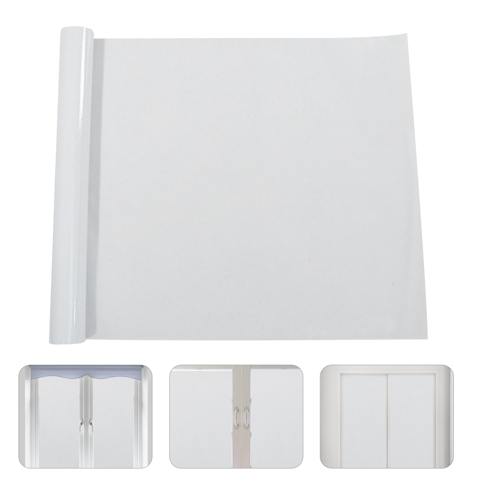 

Static Anti-peeping PVC Frosted Glass Film 45x300cm Office Room Translucent Privacy Protection Window Sticker UV Blocking Decal