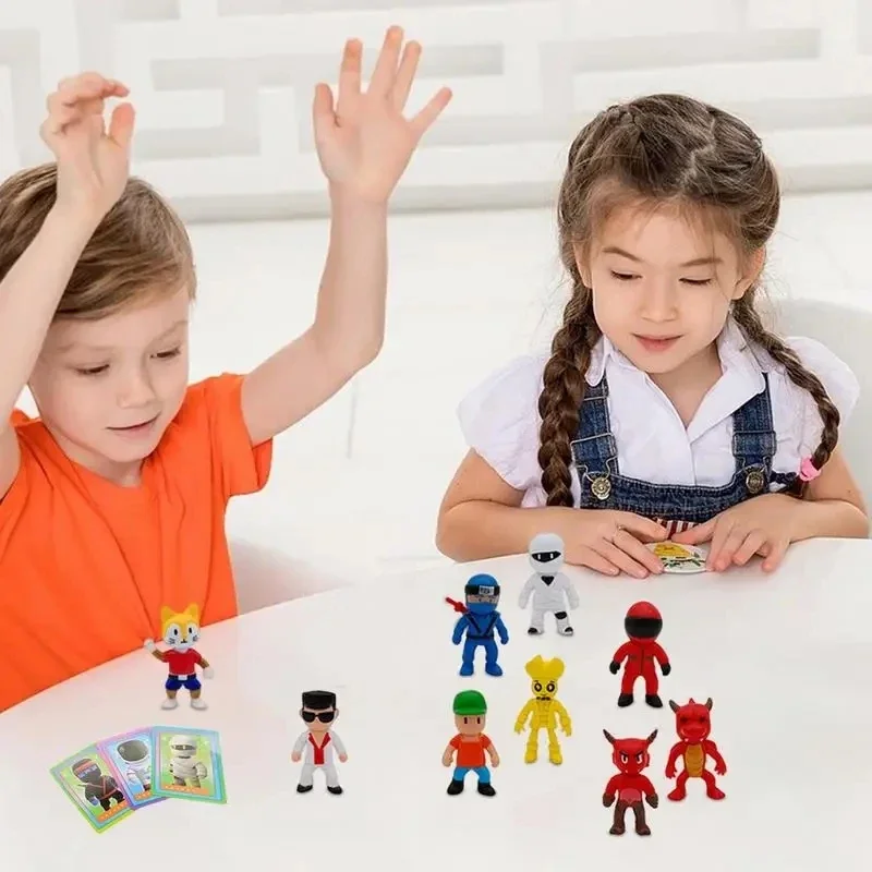 Stumble Guys Figures | 24PCS Realistic Mini Game Character Model Kit | Children Colorful Collectible Toys Portable Table Decor