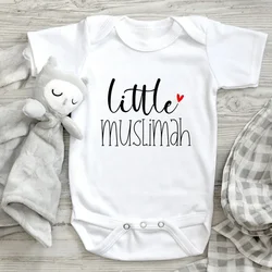 Little Muslimah Onesie Muslim Baby Girl Mini Cute Adorable Onesie Bodysuit Eid Ramadan Mubarak Iftar Islamic Kareem Shower Gift