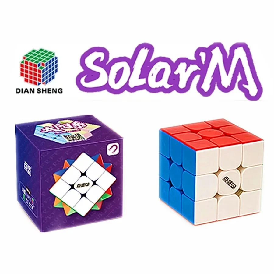 [JudyCube] DianSheng Solar M Lite version Magnetic Magic Cube 3x3 3M Speed Puzzle Children Toys Gift  Cubo Magico