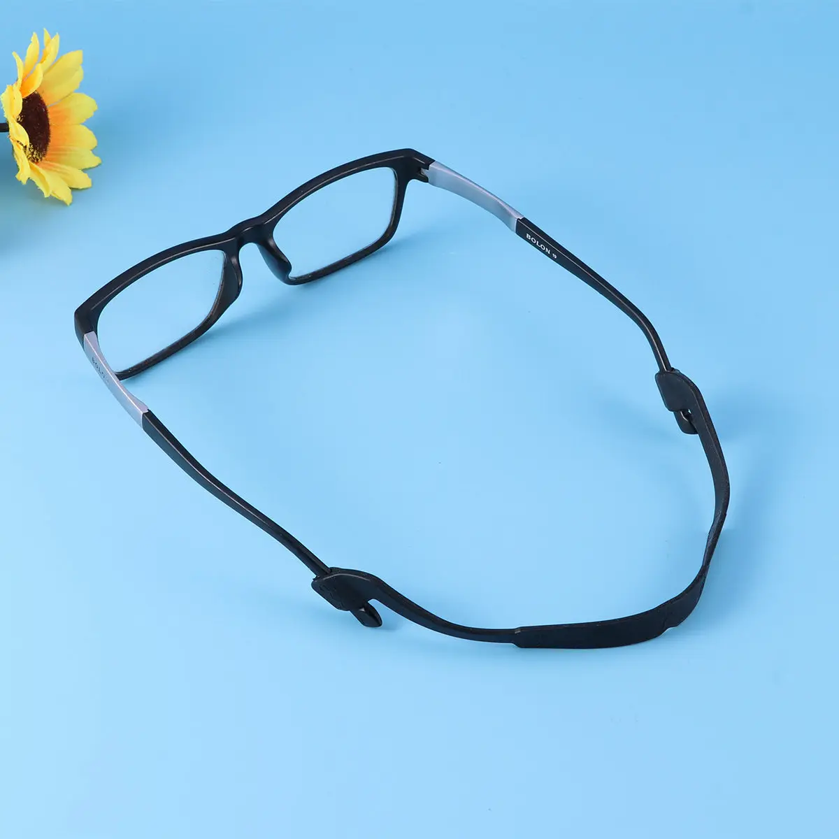 

Premium Anti-Slip Elastic Silicone Glasses Strap for Sunglasses Eyeglasses Non-Slip Headband Secure Comfort Fit Black