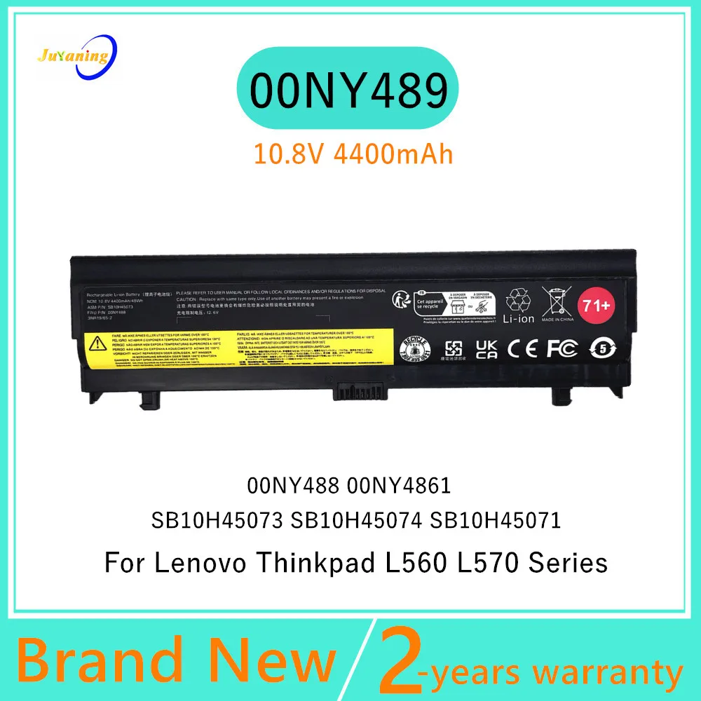 

71+ 00NY489 Аккумулятор для ноутбука Lenovo Thinkpad L560 L570 серии SB10H45071 00NY4861 00NY488 SB10H45073
