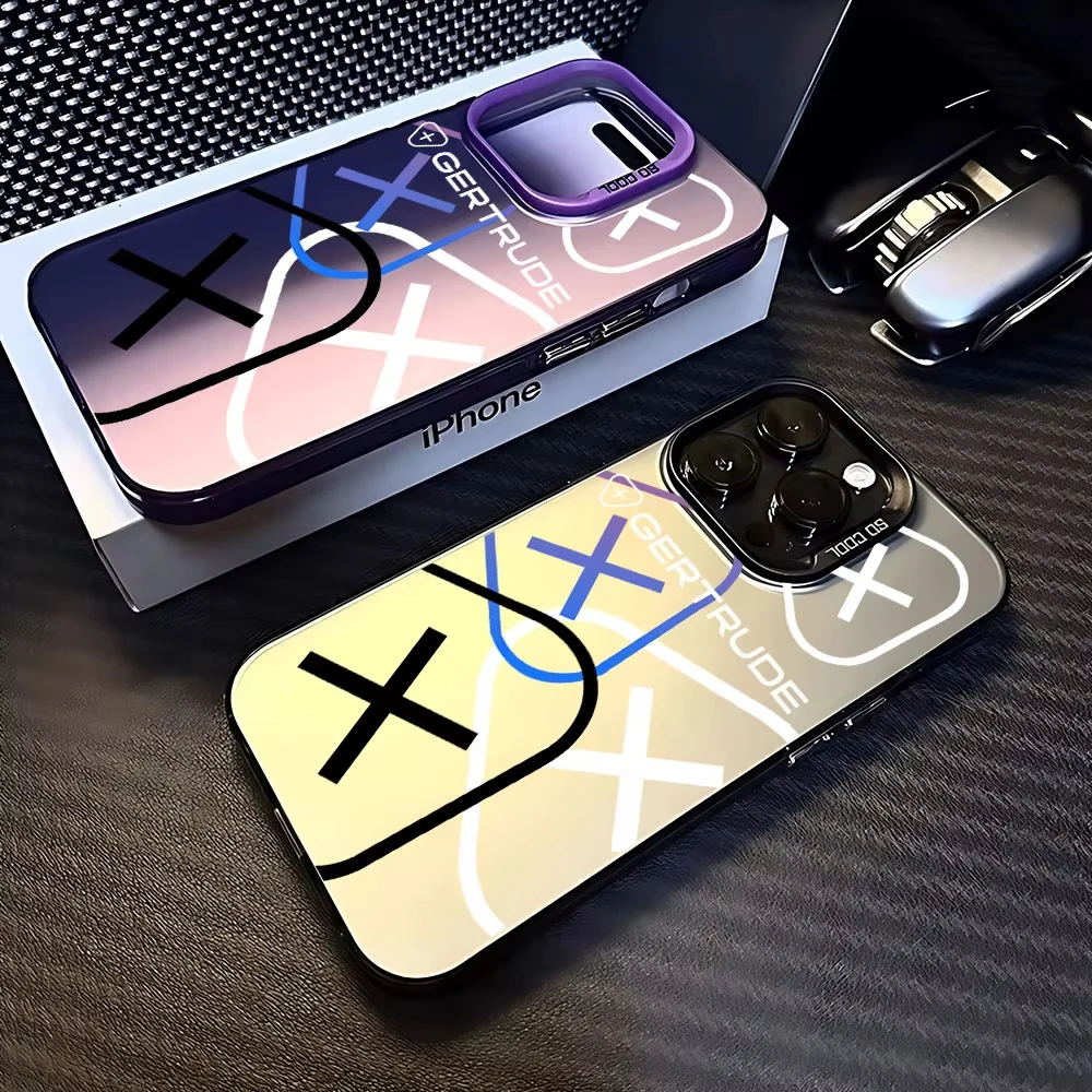 Fashion Hot Line Phone Case For iPhone 16 15 14 13 12 11 mini Pro Max X XR XSMAX 8 7 Plus Anti Fall Matte G-Gertrudes Back Cover