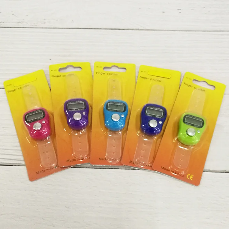 Stitch Marker Row Counter LCD Digital Tally Clicker for Knitting Sewing Crochet Weaving Portable Handy Craft Tool Accessories