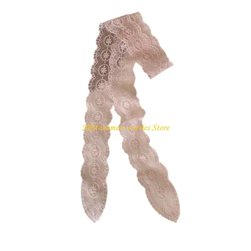 

Q39C Fashionable Narrow Hair Ribbon Scarfband Soft Textured Headpiece Thin Scarf for Casual Outfits or Special Occasion