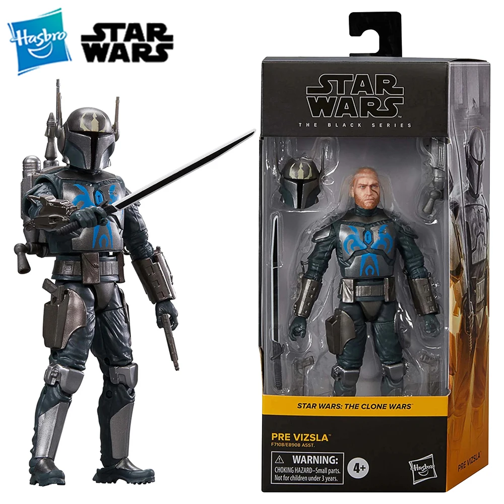 

[In-Stock] Hasbro Star Wars The Black Series Pre Vizsla (The Clone Wars) 15cm Collectible Anime Model Figure Gift Toys