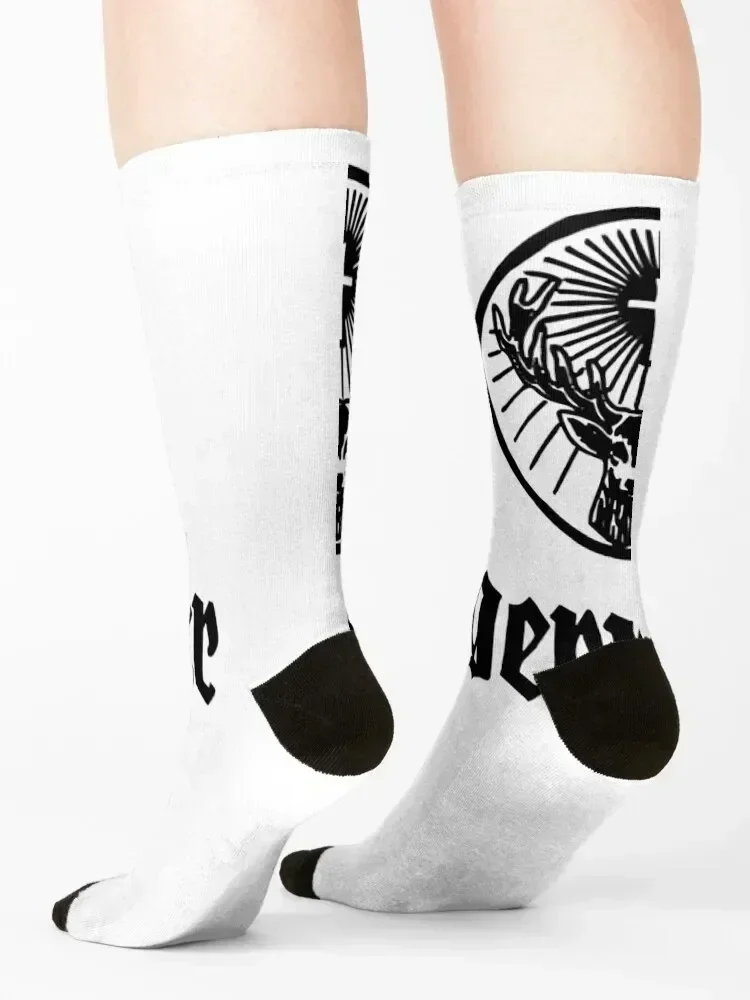 الأكثر مبيعًا - جوارب Jagermeiser Logo Merchandise Essential Socks Run الاحترافية للجري والتسلق جوارب نسائية