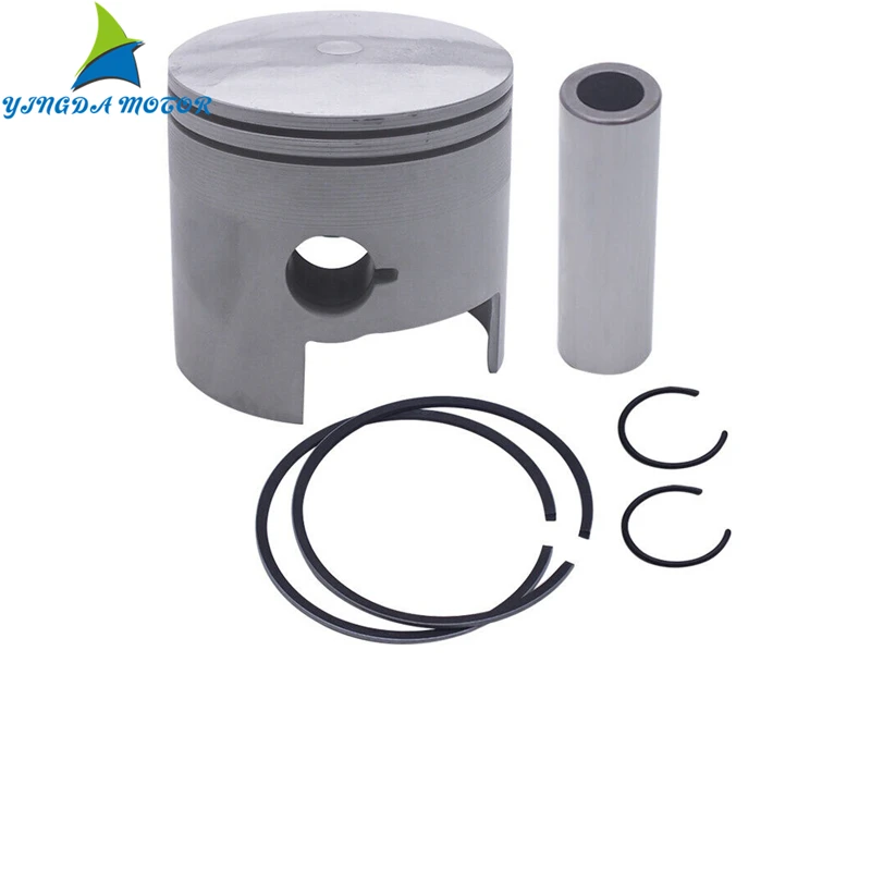 

688-11631 Piston Kit Std With Rings Replace For Yamaha Parsun 48/50/55/75/85HP 688-11631-03 696-11631-00 Diameter82MM Boat Motor