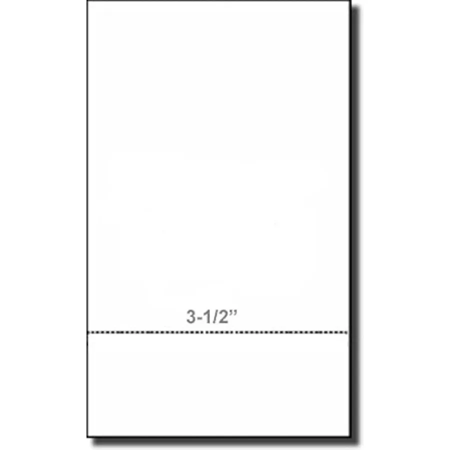 

500 листов формата Legal Size 8.5" x 14" Paris 04173 Legal Size 24 # Белая бумага с перфорацией 3-1/2 дюйма