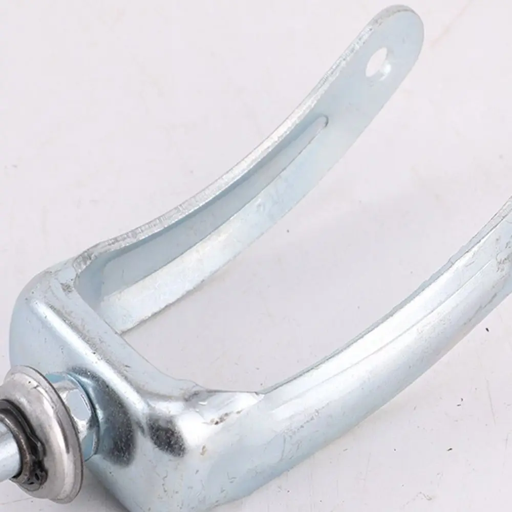 شوكة كرسي متحرك فولاذية مقاومة للاهتراء مع دعامة عجلة أمامية تحمل 6/7 بوصة لدعم العجلة الأمامية للكرسي المتحرك