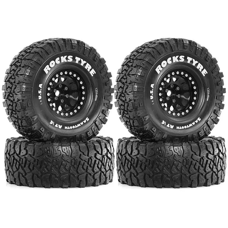 rim-rubber-tire-set-120mm-19-4pcs-beadlock-wheel-for-1-10-rc-crawler-car-axial-scx10-pro-capra-trx4-d90-black