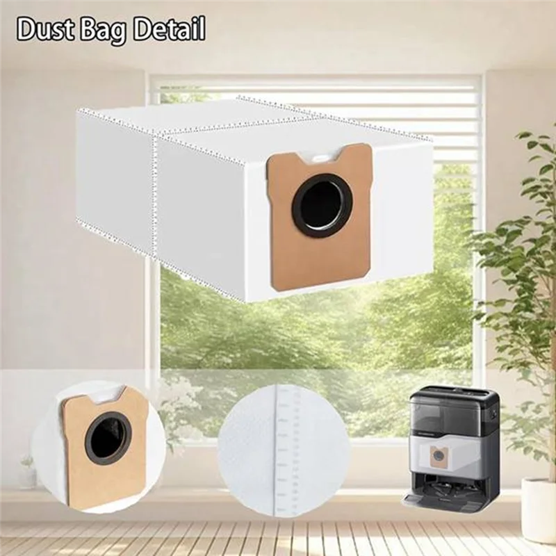 ABKR-Vacuum Dust Bag Fit For Eufy Omni C20 Spare Parts Large Capacity Dust Bag Replacement