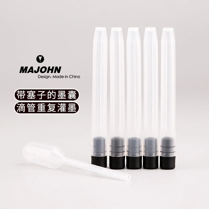 MAJOHN A1 Press Fountain Pen Accessory MAJOHN A1 Nib Ink Cartridge Large Capacity 5.5 Caliber Non Blocking Pen