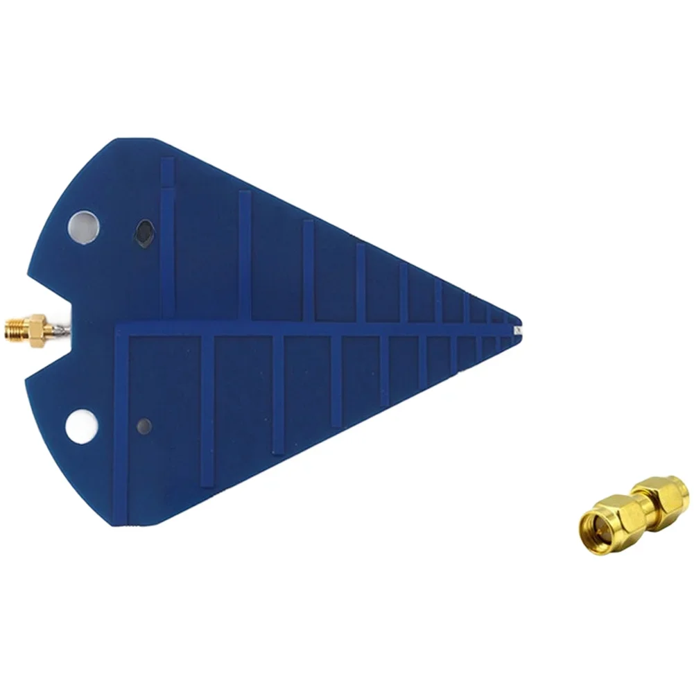 HT5 Log Periodic Antenna 1.3-10GHz High Gain 6-9dBi 50 Ohm Wideband Test Antenna For GPS 2.4GHz 5.8GHz Spectrum Analysis