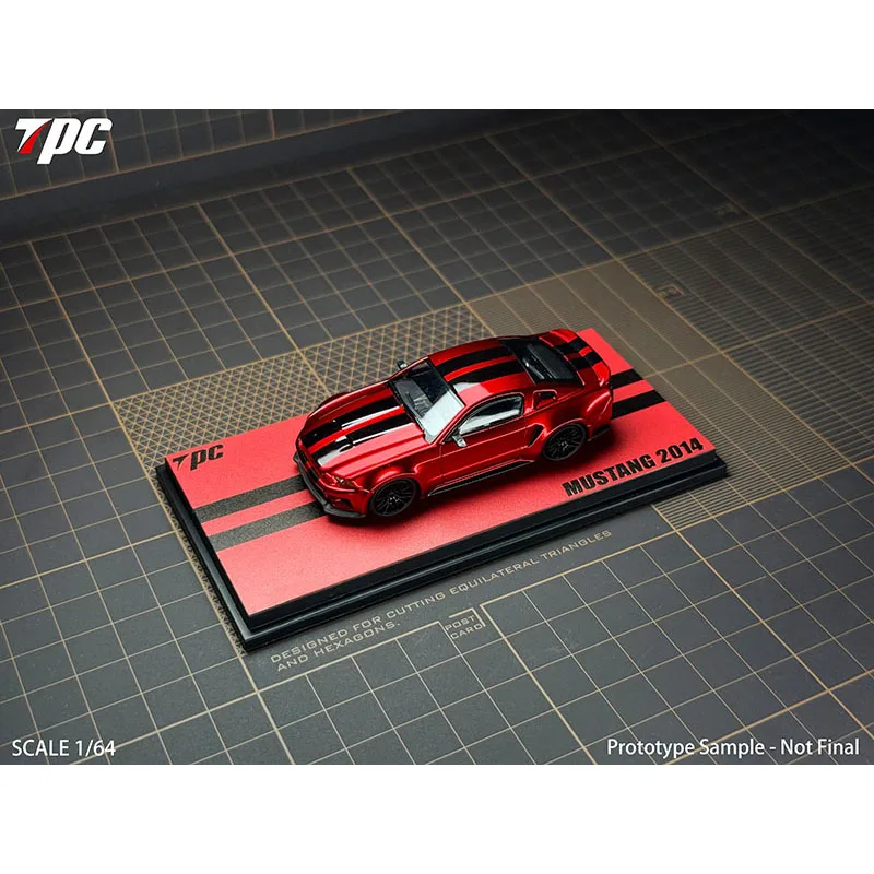 TPC 1/64 Mustang 2014 Alloy Car Model Adult Classic Collection Display Gift Souvenir Boy Toy
