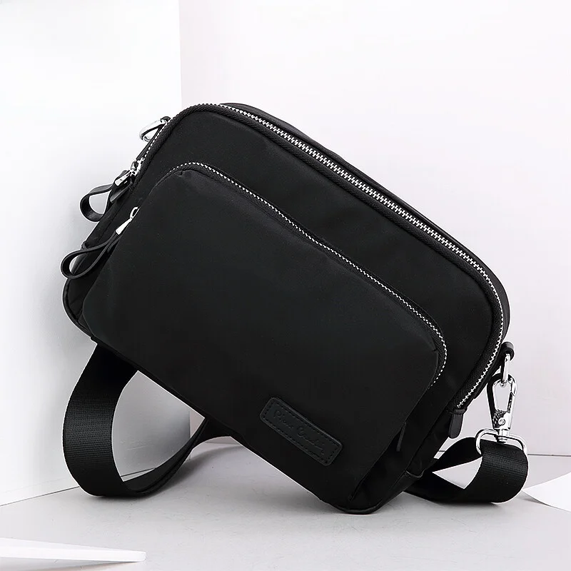 

Peir Cardan Men's Crossbody Bag Fashionable Canvas Single Shoulder Travel Bag 2026 New Style Casual Leisure Handbag