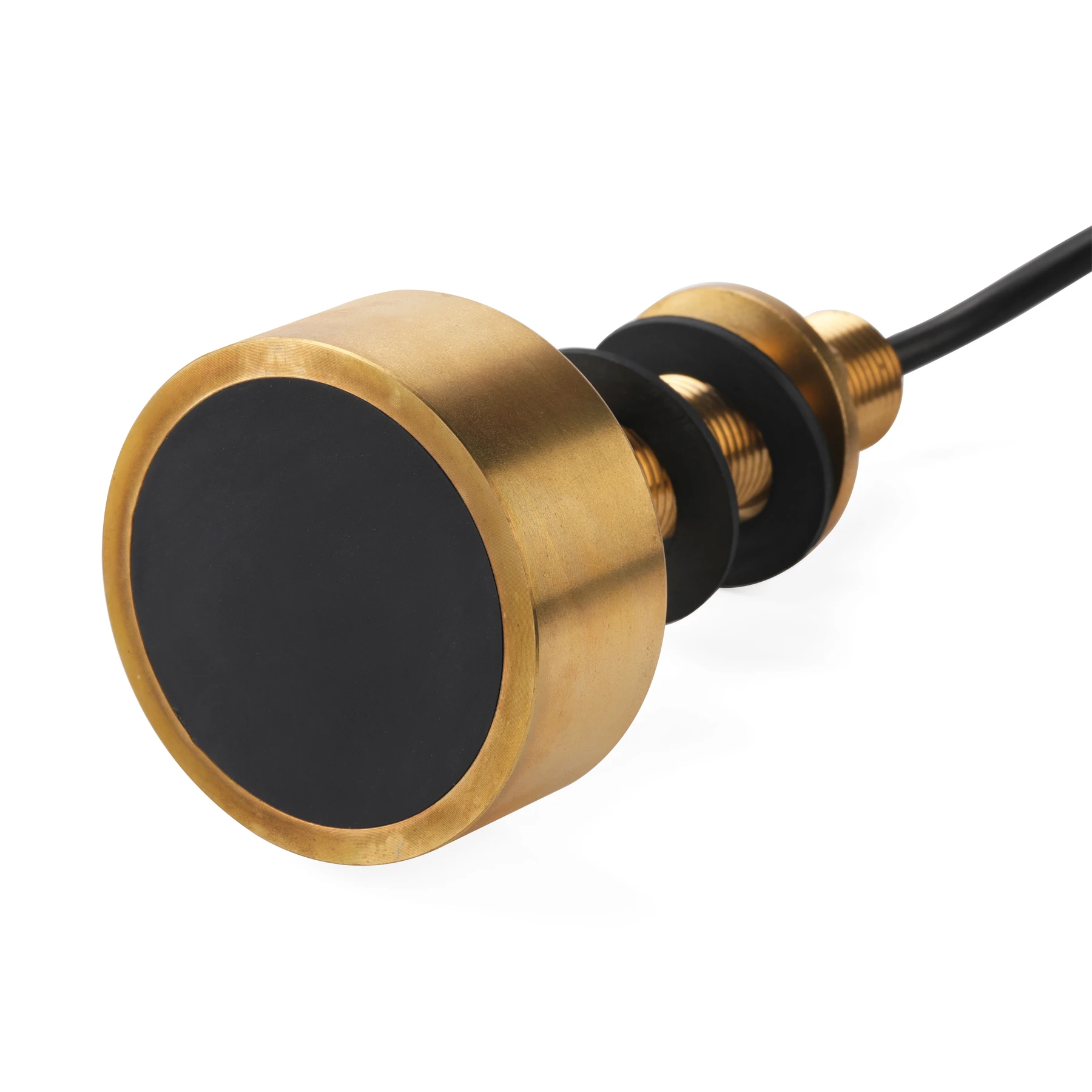 Matsutec TD-25 with Cable 10M Sonar Small Waterproof Transducer 600W 50&200KHz Thru Hull Bronze Depth Transducer