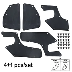 5pc For Toyota 4Runner N180 3rd gen Hilux Surf SW4 1996-2002 Rubber Splash Shields Inner Fender Liner Apron Seals Guards & Clips