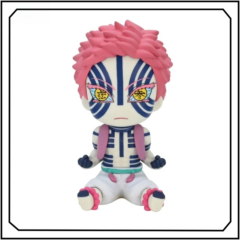 

Akaza Demon Slayer: Kimetsu No Yaiba 8CM Q-version Mini Anime Figures Action Figure Holiday Gifts Model Toys